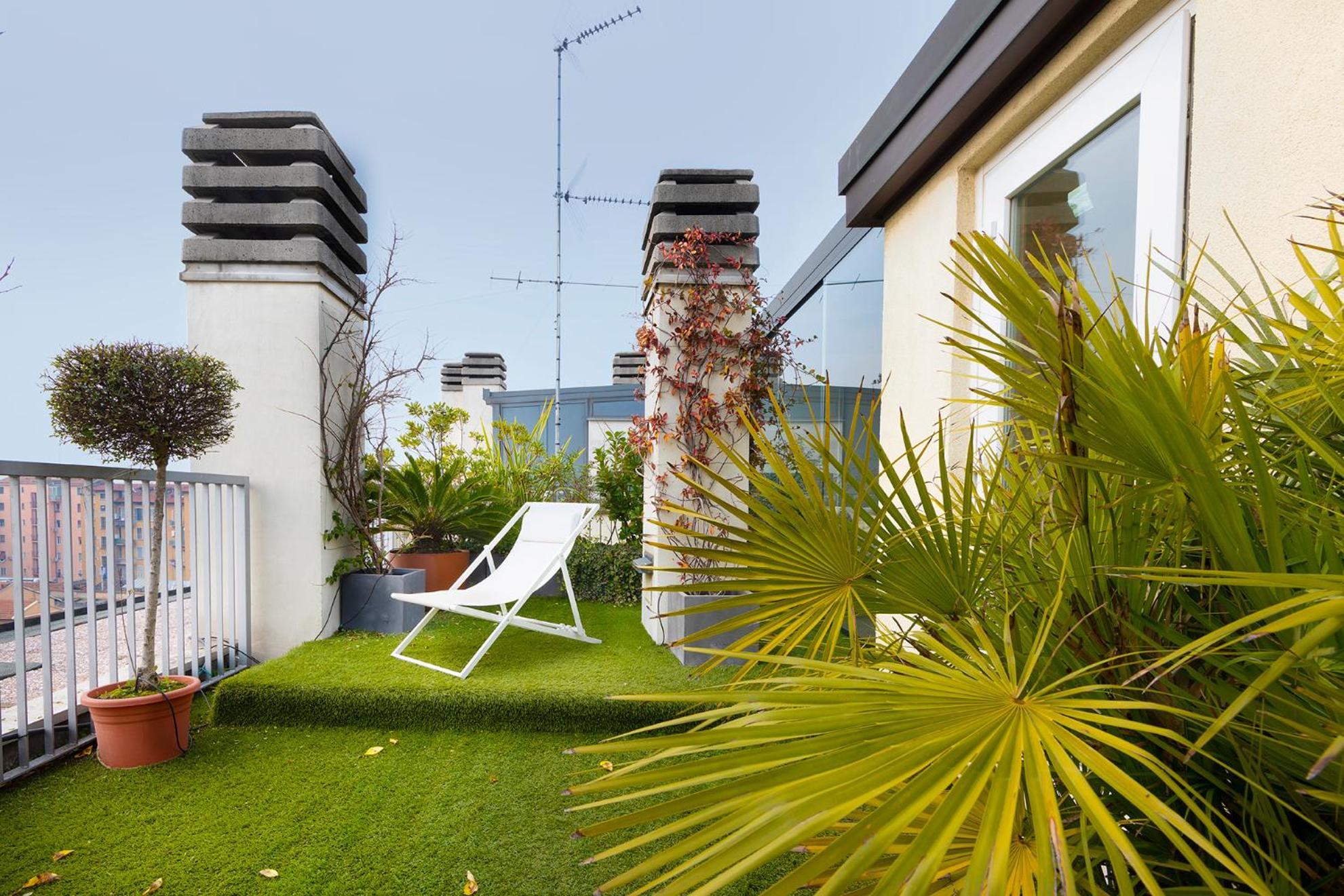 Giresio 41 - Your Penthouse With Rooftop Garden In Milano Navigli - Wifi Exterior photo